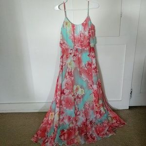 Floral Semi Formal Dress